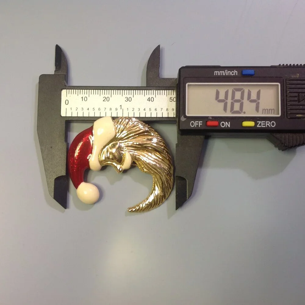 Christmas Brooch Santa Claus in the Crescent Moon Accessories Associates, Inc.
